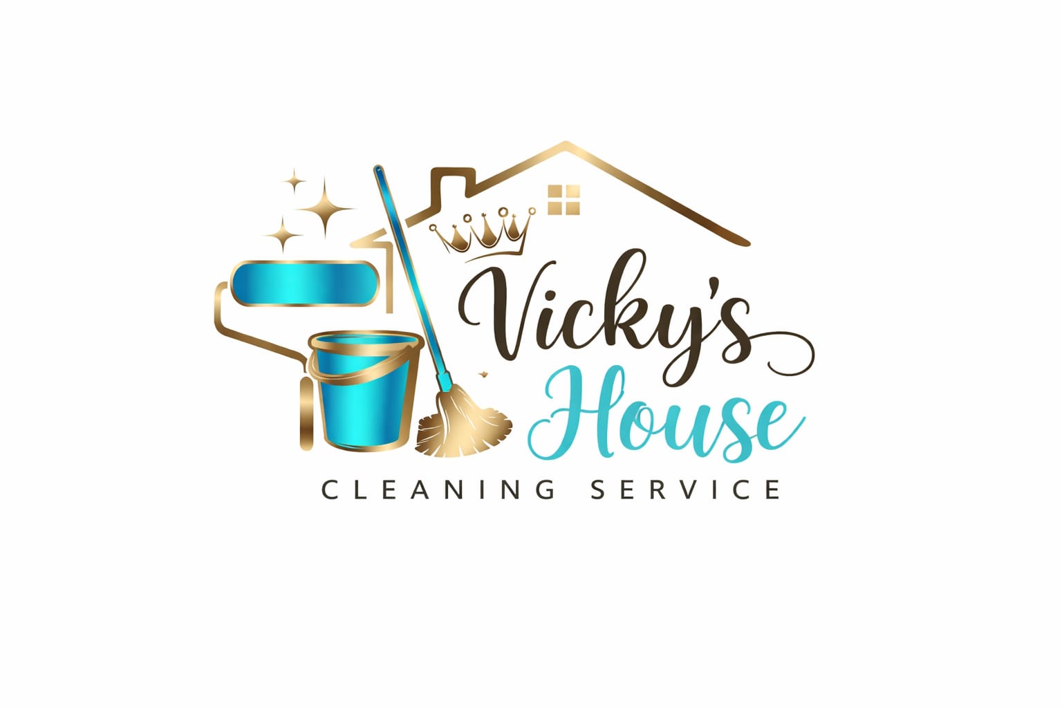 logo vicky´s house cleaning